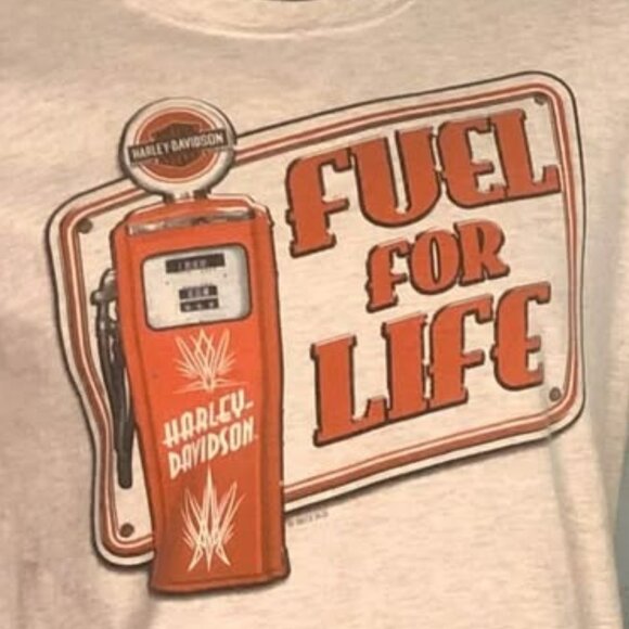 Harley-Davidson T-shirt Large Men, FUEL FOR LIFE Hays, Kansas - Picture 2 of 5